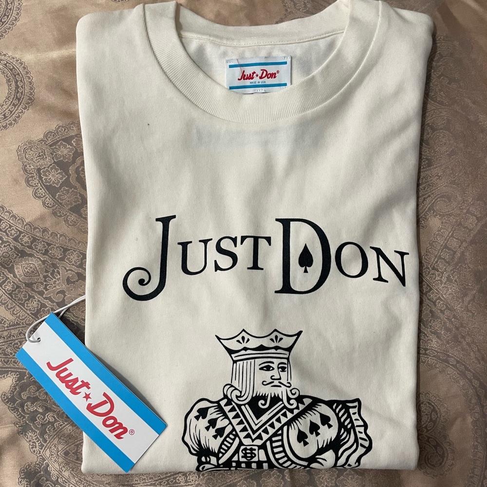 Just Don Dealers Men Cotton Tee Sz L